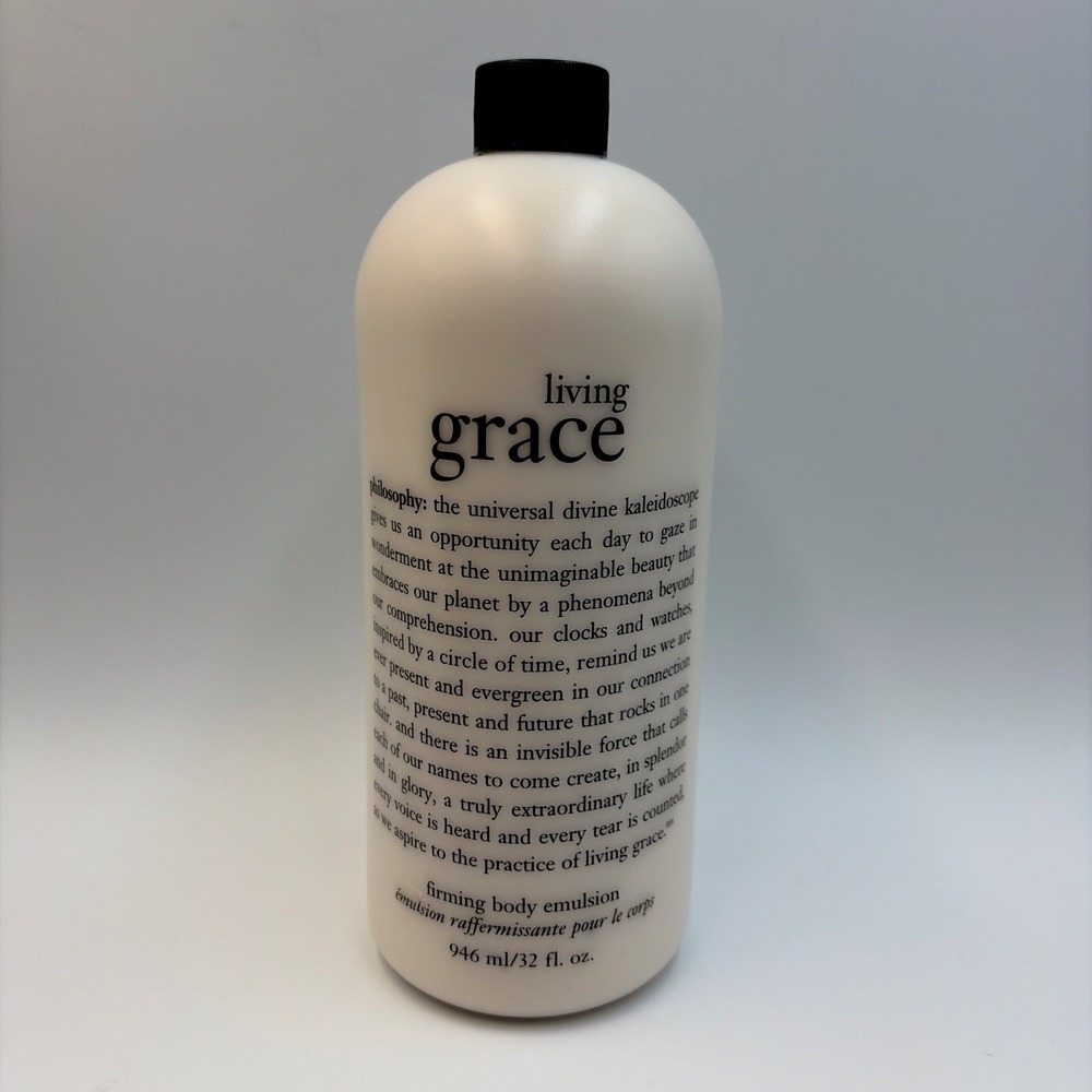 Philosophy Living Grace Firming Body Emulsion 32 fl oz No Pump New Sealed 946 ml
